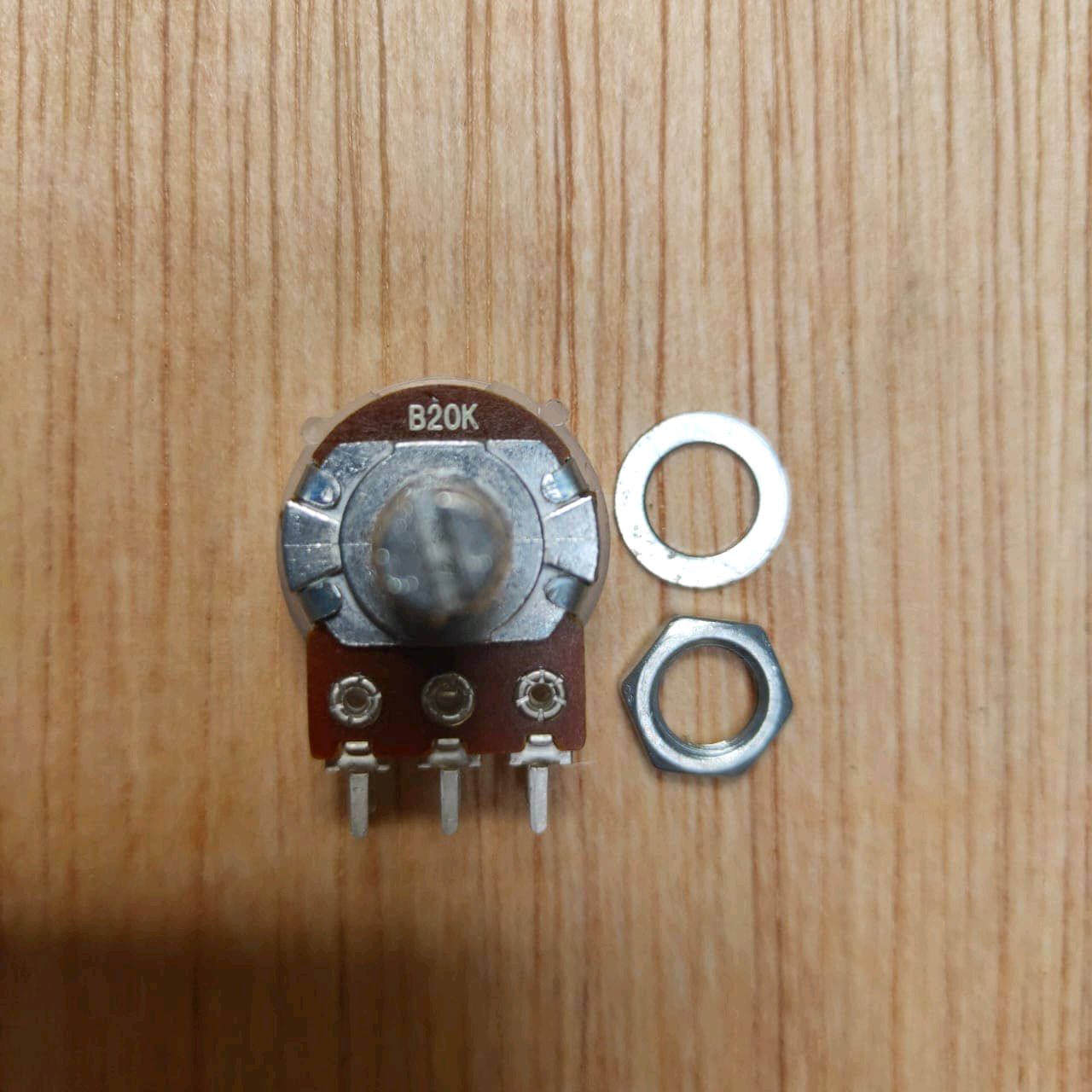 Potensio B20K Stereo Alpha Plus untuk DIY pergantian efek & ampli