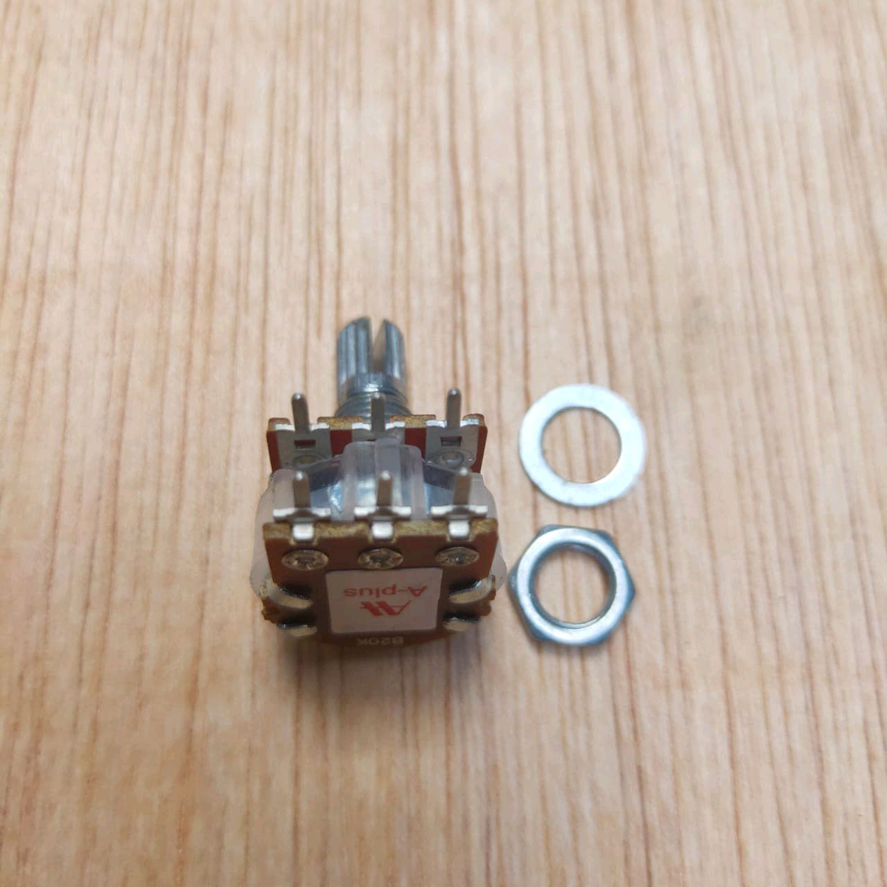 Potensio B20K Stereo Alpha Plus untuk DIY pergantian efek & ampli - Gambar 3