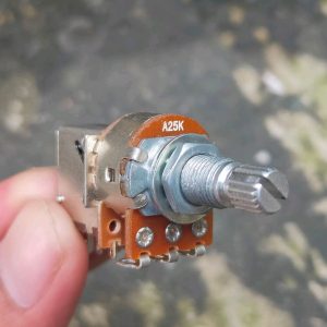 Potentio meter push pull A25K Alpha Plus volume tone gitar bass aktiv