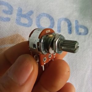 Potensio As Pendek B100K Stereo untuk efek amplifier audio kit potentio meter