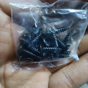 Skrup Screw Sekrup Mur Baut warna Hitam Untuk Pickguard dan Cavity Gitar dan Bass segala merk